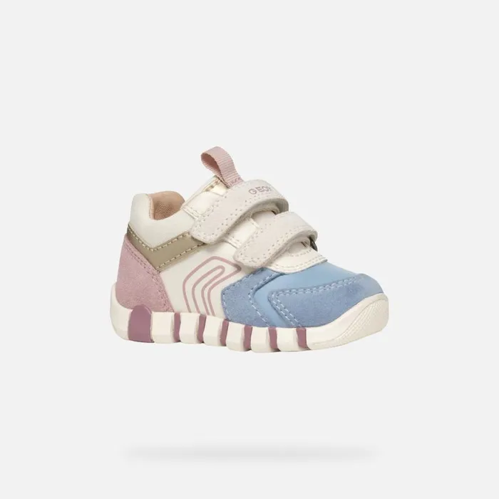 Geox First Steps IUPIDOO BABY AvioPink Sneakers With Straps Aviopink 8211 Kids