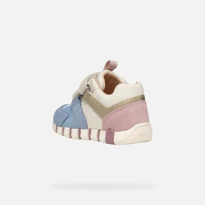 Geox First Steps IUPIDOO BABY AvioPink Sneakers With Straps Aviopink 8211 Kids