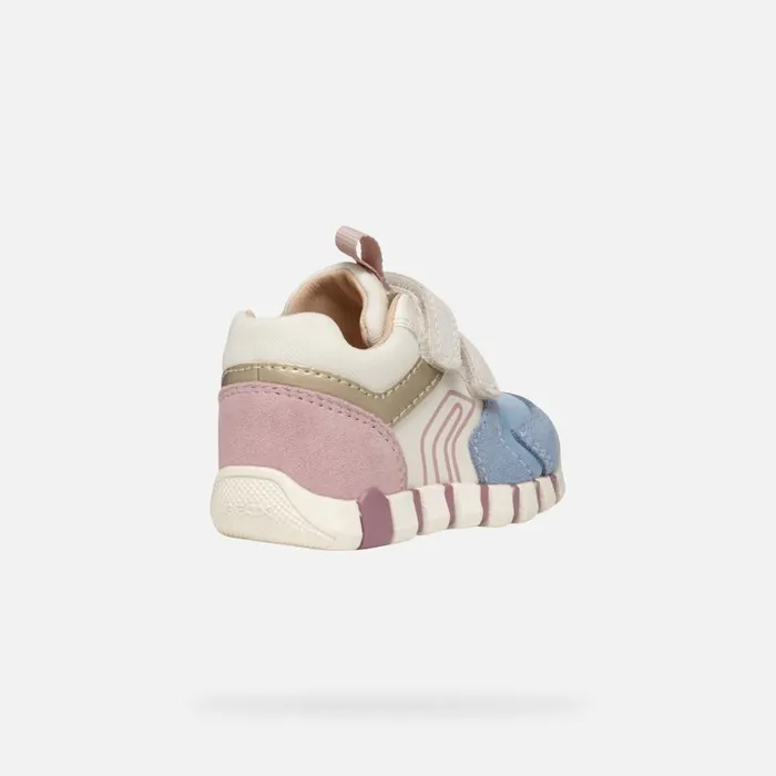 Geox First Steps IUPIDOO BABY AvioPink Sneakers With Straps Aviopink 8211 Kids