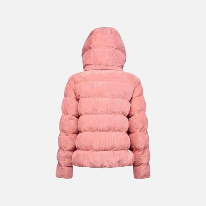 Geox Jackets LOISIA WOMAN Dusty Rose Quilted Jacket Dusty Rose 8211 Woman