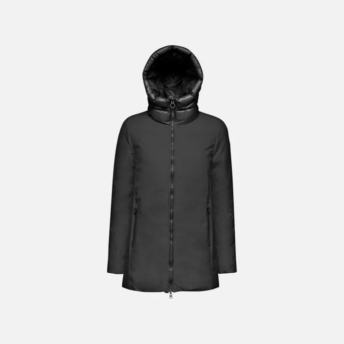 Geox Jackets SPHERICA WOMAN BlackBlack Reversible Jacket Blackblack 8211 Woman Geox Jackets SPHERICA WOMAN BlackBlack Reversible Jacket Blackblack 8211 Woman