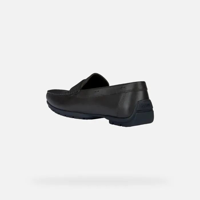 Geox Loafers MONER W 2FIT D Leather Loafers Coffee Man Geox Coffee 8211 Man