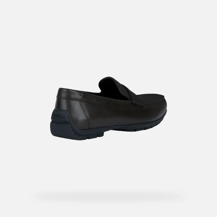 Geox Loafers MONER W 2FIT D Leather Loafers Coffee Man Geox Coffee 8211 Man