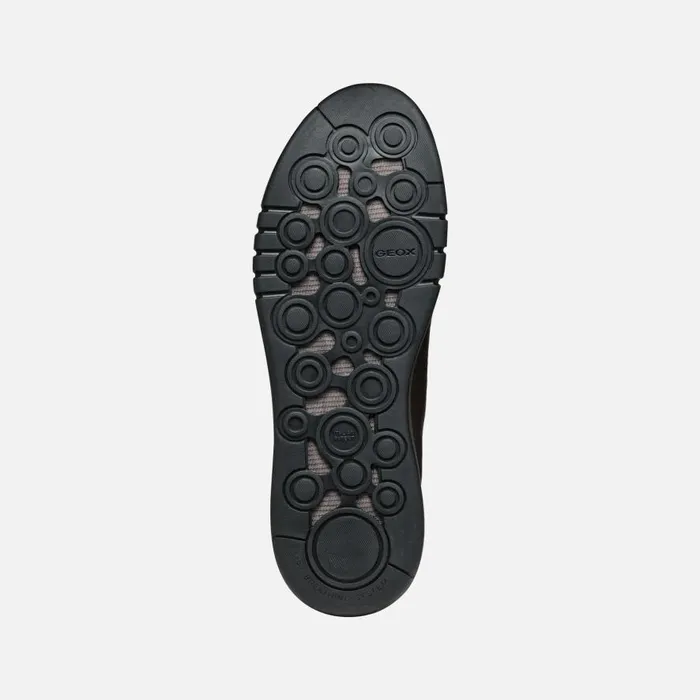 Geox Sneakers AERANTIS MAN Coffee Leather Shoes Coffee 8211 Man
