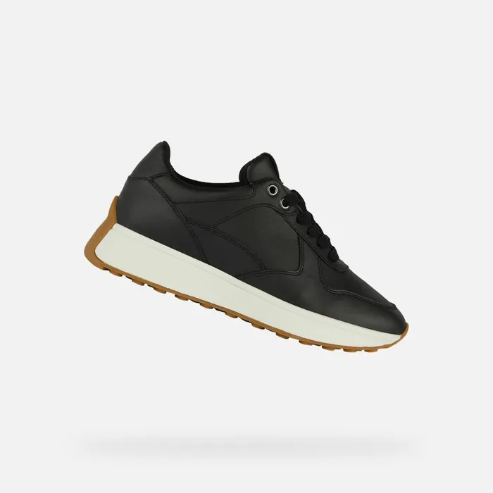 Geox Sneakers AMABEL WOMAN Black Low Top Sneakers Black 8211 Woman