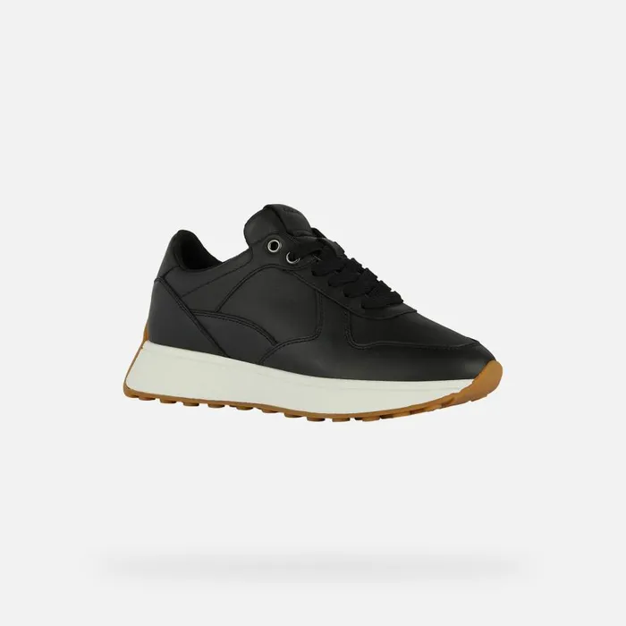 Geox Sneakers AMABEL WOMAN Black Low Top Sneakers Black 8211 Woman