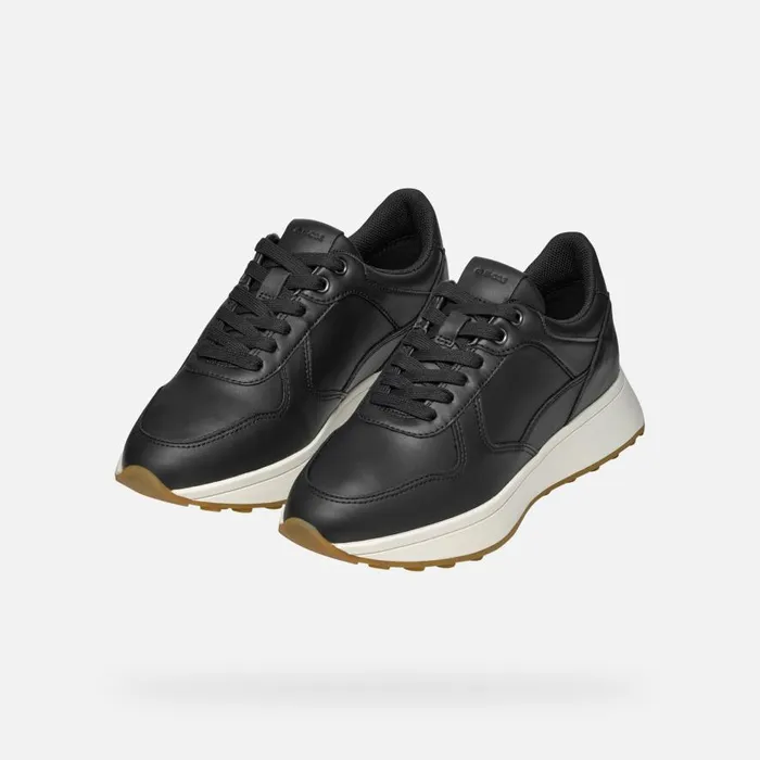 Geox Sneakers AMABEL WOMAN Black Low Top Sneakers Black 8211 Woman