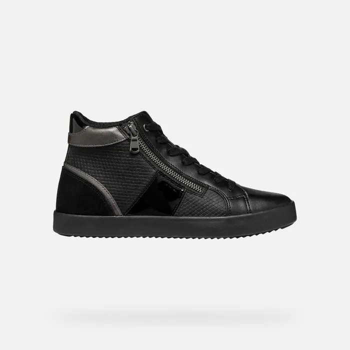Geox Sneakers BLOMIEE WOMAN Black High Top Sneakers Black 8211 Woman