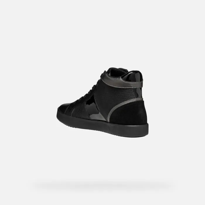 Geox Sneakers BLOMIEE WOMAN Black High Top Sneakers Black 8211 Woman