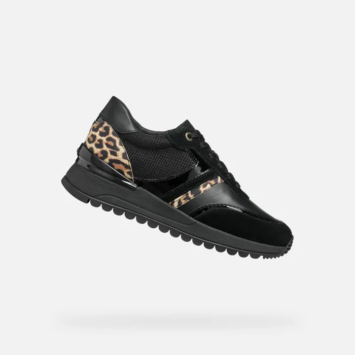 Geox Sneakers DESYA WOMAN BlackAntelope Low Top Sneakers Blackantelope 8211 Woman Geox Sneakers DESYA WOMAN BlackAntelope Low Top Sneakers Blackantelope 8211 Woman