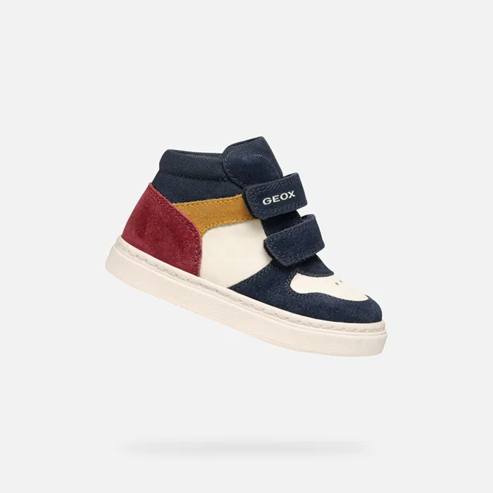 Geox Sneakers NASHIK TODDLER BOY NavyLight Beige High Top Sneakers Navylight Beige 8211 Kids Geox Sneakers NASHIK TODDLER BOY NavyLight Beige High Top Sneakers Navylight Beige 8211 Kids