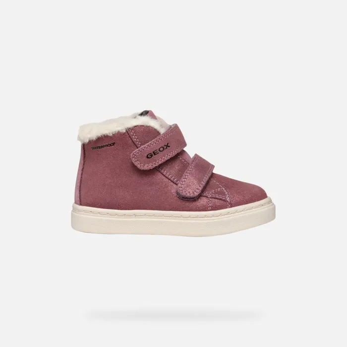Geox Sneakers NASHIK TODDLER GIRL Rose Smoke High Top Sneakers Rose Smoke 8211 Kids