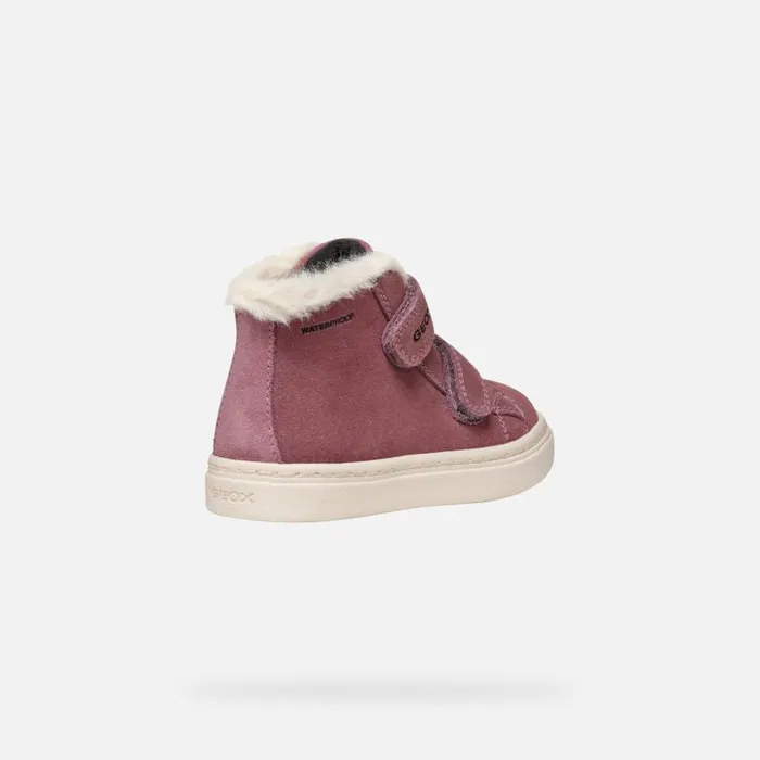 Geox Sneakers NASHIK TODDLER GIRL Rose Smoke High Top Sneakers Rose Smoke 8211 Kids