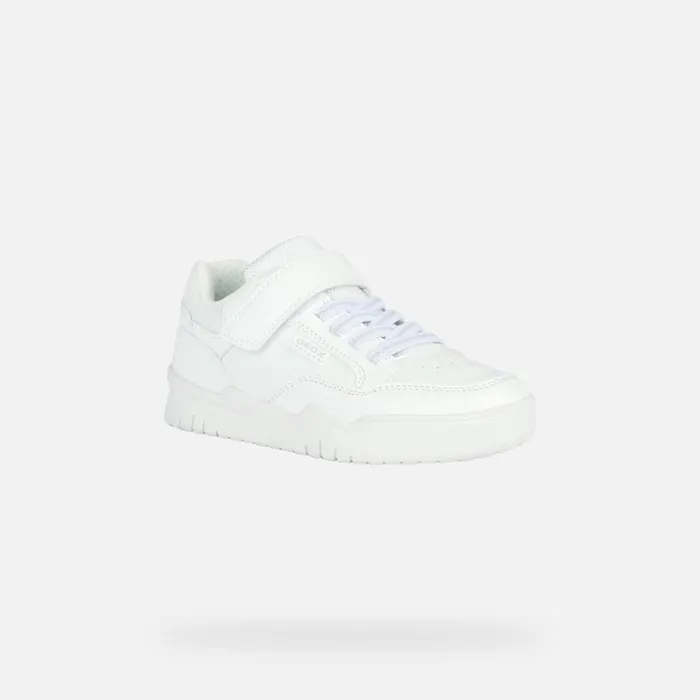 Geox Sneakers PERTH E Low Top Sneakers White Junior Boy Geox White 8211 Kids