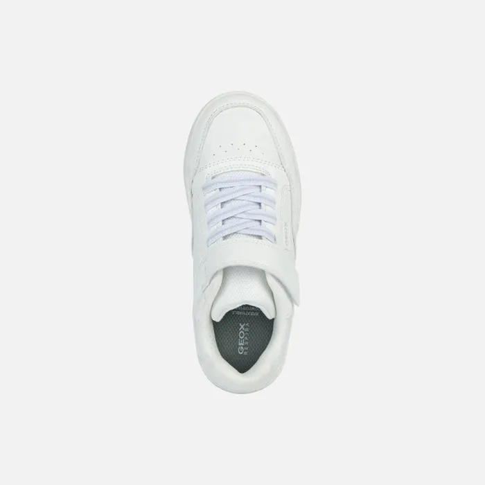 Geox Sneakers PERTH E Low Top Sneakers White Junior Boy Geox White 8211 Kids