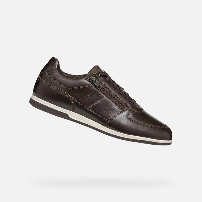 Geox Sneakers RENAN MAN Coffee Low Top Sneakers Coffee 8211 Man