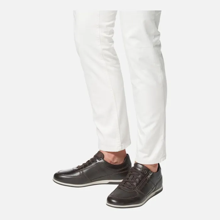 Geox Sneakers RENAN MAN Coffee Low Top Sneakers Coffee 8211 Man