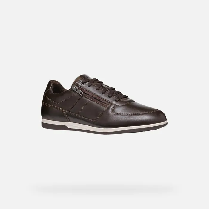 Geox Sneakers RENAN MAN Coffee Low Top Sneakers Coffee 8211 Man