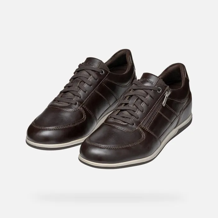 Geox Sneakers RENAN MAN Coffee Low Top Sneakers Coffee 8211 Man