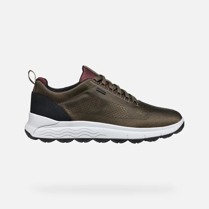 Geox Sneakers SPHERICA 4X4 ABX MAN MilitaryBordeaux Waterproof Trainers Militarybordeaux 8211 Man