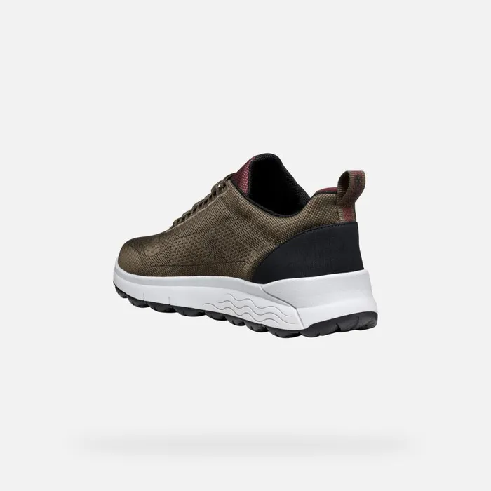 Geox Sneakers SPHERICA 4X4 ABX MAN MilitaryBordeaux Waterproof Trainers Militarybordeaux 8211 Man