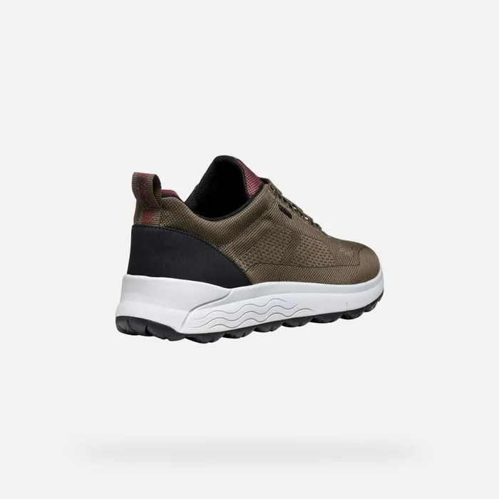 Geox Sneakers SPHERICA 4X4 ABX MAN MilitaryBordeaux Waterproof Trainers Militarybordeaux 8211 Man