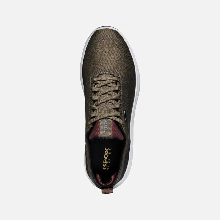 Geox Sneakers SPHERICA 4X4 ABX MAN MilitaryBordeaux Waterproof Trainers Militarybordeaux 8211 Man