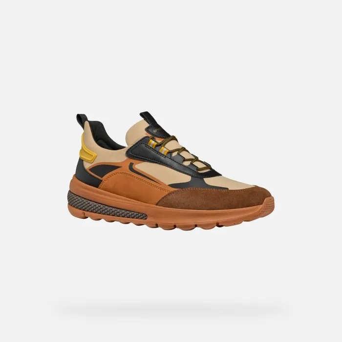Geox Sneakers SPHERICA ACTIF MAN TerracottaBlack Low Top Sneakers Terracottablack 8211 Man
