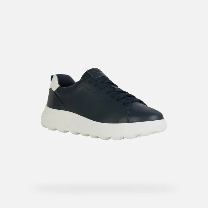 Geox Sneakers SPHERICA EC41 Men039s Navy Low Top Sneakers Geox Navy 8211 Man