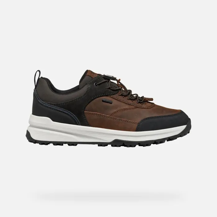 Geox Sneakers STERRATRAIL GRIP ABX MAN Coffee Waterproof Trainers Coffee 8211 Man