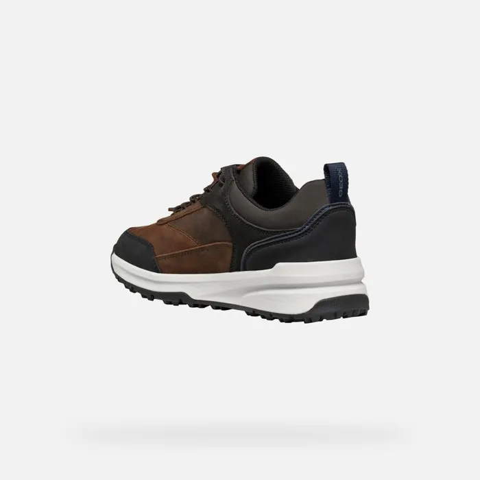Geox Sneakers STERRATRAIL GRIP ABX MAN Coffee Waterproof Trainers Coffee 8211 Man