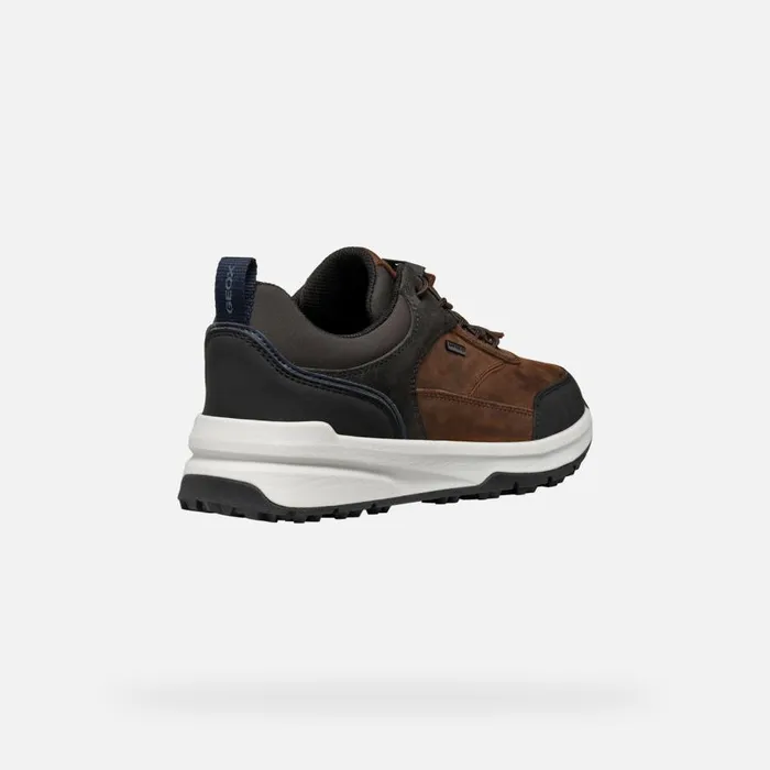Geox Sneakers STERRATRAIL GRIP ABX MAN Coffee Waterproof Trainers Coffee 8211 Man