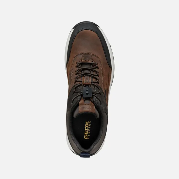 Geox Sneakers STERRATRAIL GRIP ABX MAN Coffee Waterproof Trainers Coffee 8211 Man