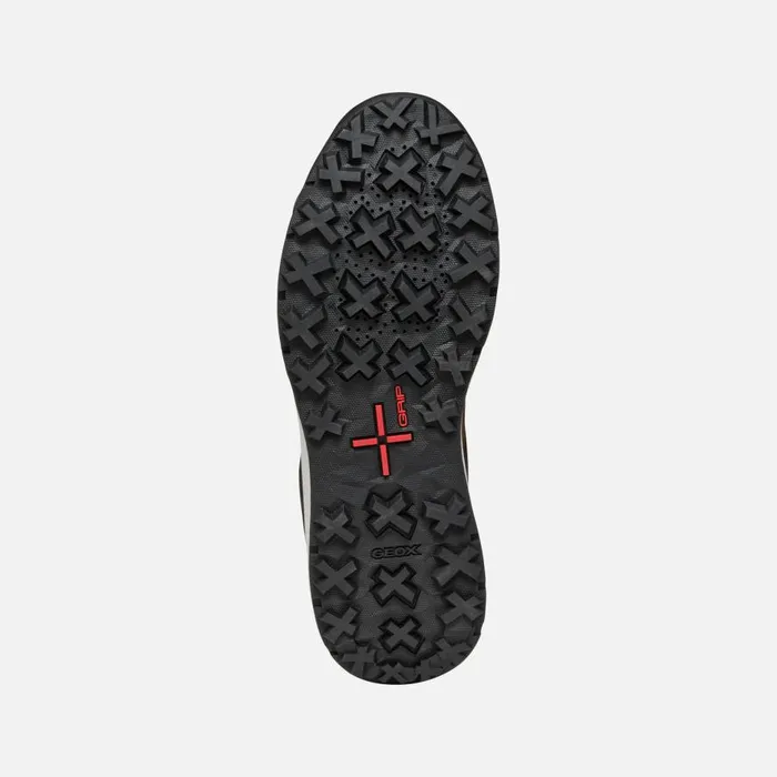 Geox Sneakers STERRATRAIL GRIP ABX MAN Coffee Waterproof Trainers Coffee 8211 Man