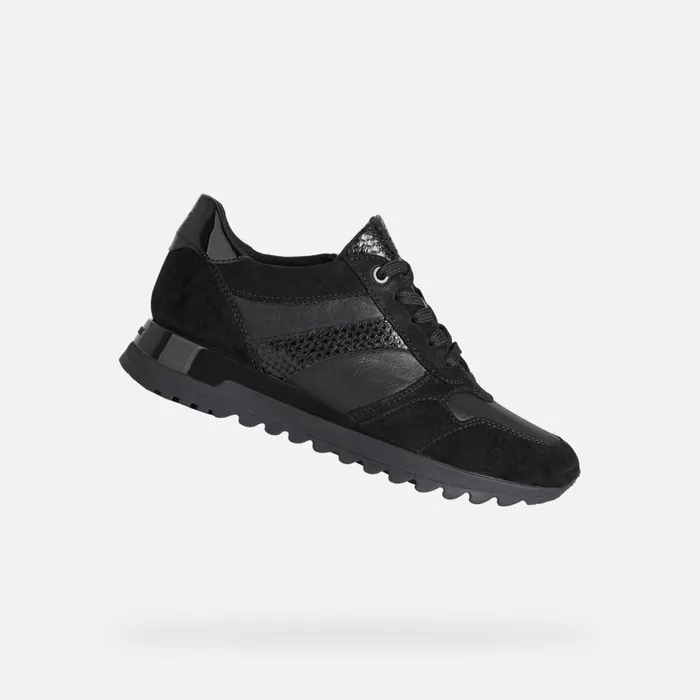 Geox Sneakers TABELYA A Low Top Sneakers Black Woman Geox Black 8211 Woman