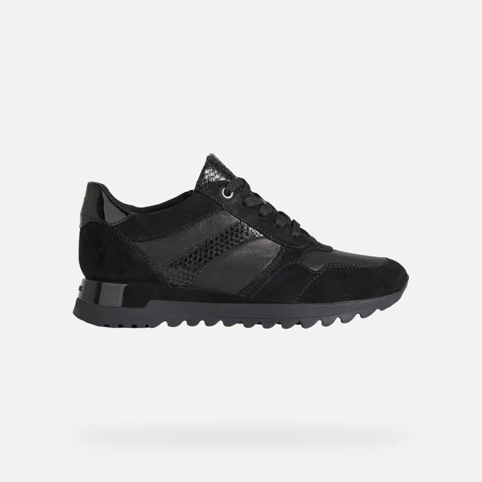 Geox Sneakers TABELYA A Low Top Sneakers Black Woman Geox Black 8211 Woman