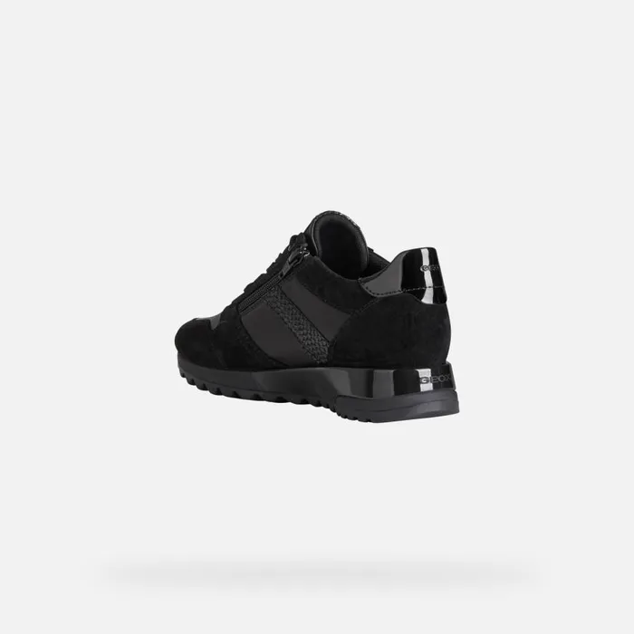 Geox Sneakers TABELYA A Low Top Sneakers Black Woman Geox Black 8211 Woman
