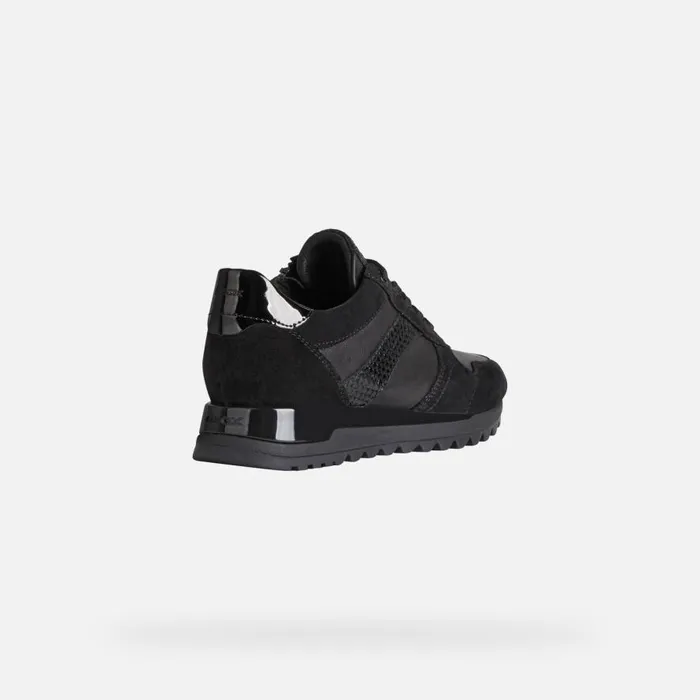 Geox Sneakers TABELYA A Low Top Sneakers Black Woman Geox Black 8211 Woman