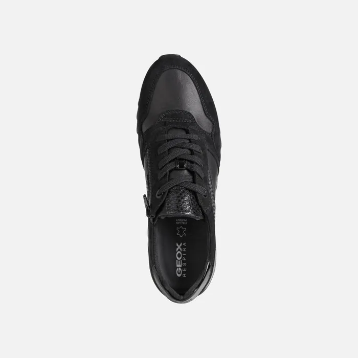 Geox Sneakers TABELYA A Low Top Sneakers Black Woman Geox Black 8211 Woman