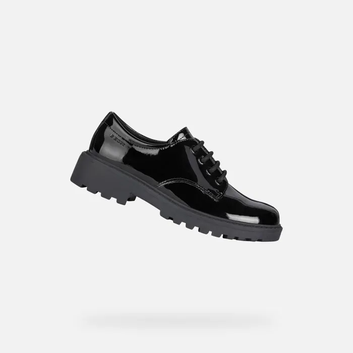 Geox Uniform Shoes CASEY Junior Girl039s Black LaceUp Shoes UNIFORM Black 8211 Kids Geox Uniform Shoes CASEY Junior Girl039s Black LaceUp Shoes UNIFORM Black 8211 Kids