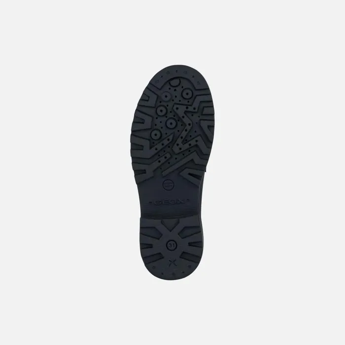 Geox Uniform Shoes CASEY Junior Girl039s Black Leather Loafers UNIFORM Black 8211 Kids
