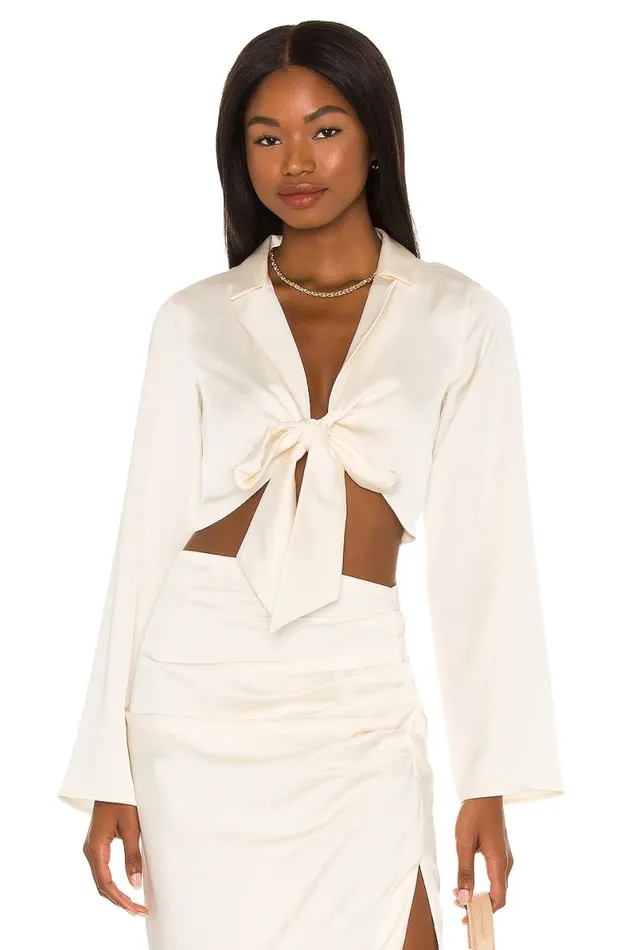Gianne Blouse Ivory Women Lovers and Friends Tops