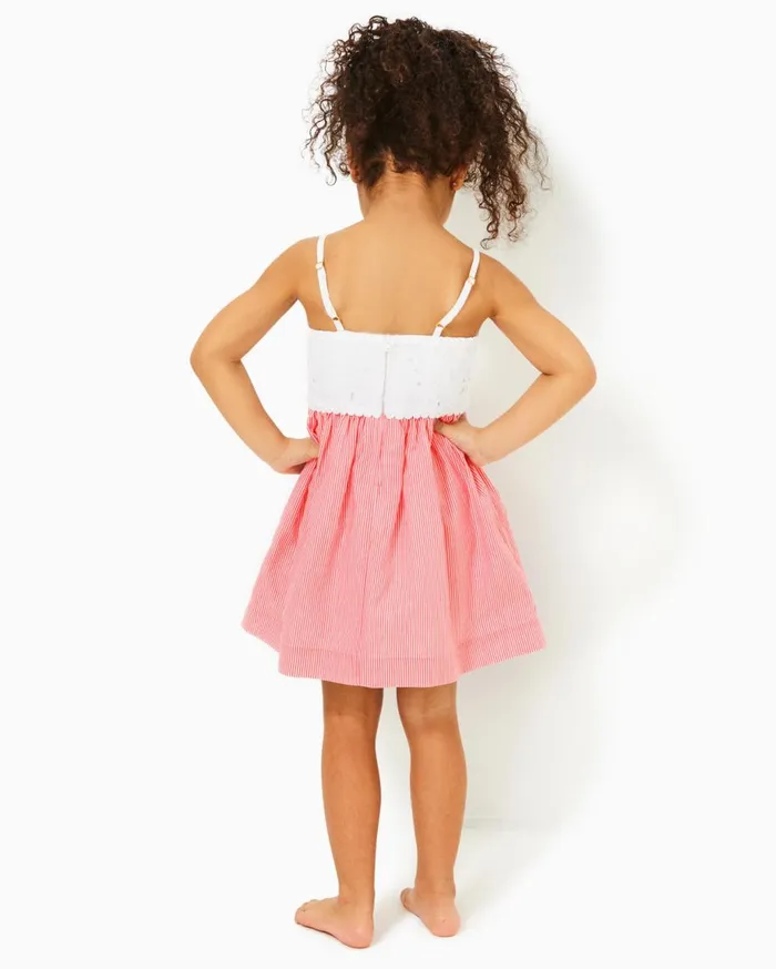 Girls Lilly Pulitzer Girls Dresses and Rompers Girls Mini Haylan Dress Mizner Red Seaside Stripe Girls Lilly Pulitzer Girls Dresses and Rompers Girls Mini Haylan Dress Mizner Red Seaside Stripe