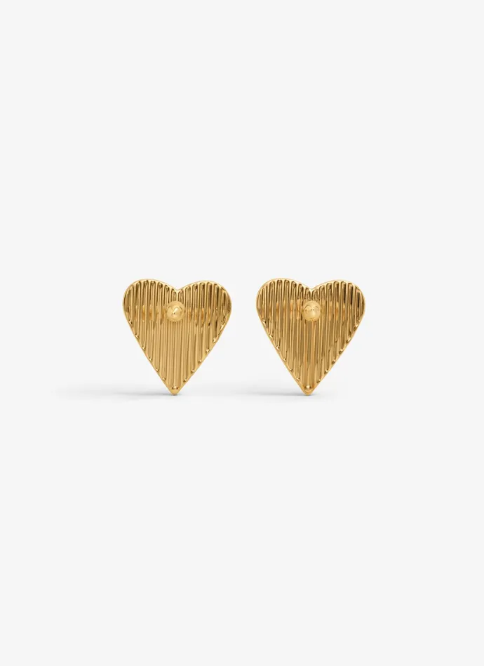 Gold LE CUR BOMB EARRINGS Women Alaa Jewels
