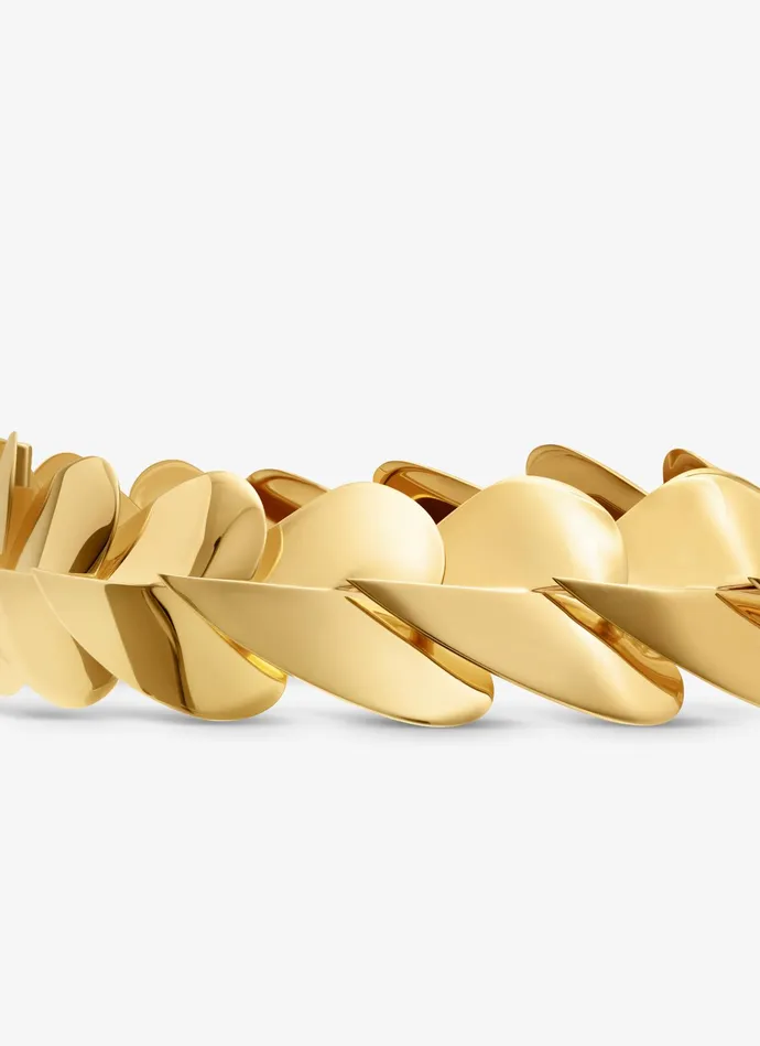 Gold LE CUR NECKLACE Women Alaa Jewels