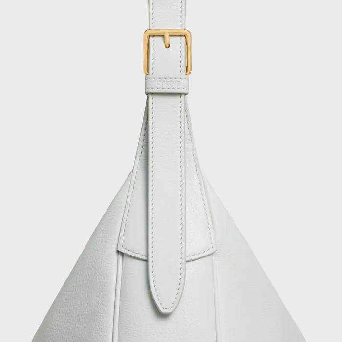 Heloise Bag In Supple Calfskin Moon Women CELINE CUIR TRIOMPHE Heloise Bag In Supple Calfskin Moon Women CELINE CUIR TRIOMPHE