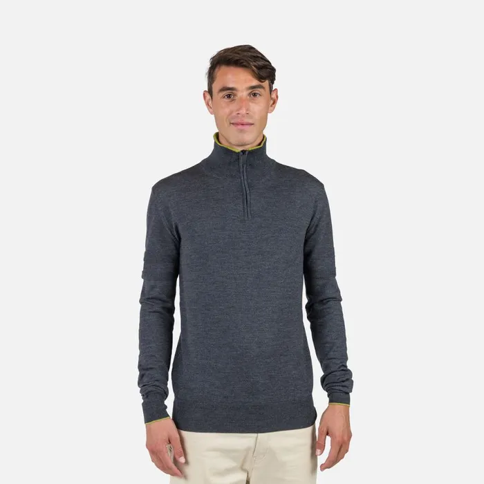 Herren Sweatshirts Und Pullover Rossignol Gestreifter Herrenstrickpullover Mit Halblangem Reiverschluss Onyxgrey Herren Sweatshirts Und Pullover Rossignol Gestreifter Herrenstrickpullover Mit Halblangem Reiverschluss Onyxgrey