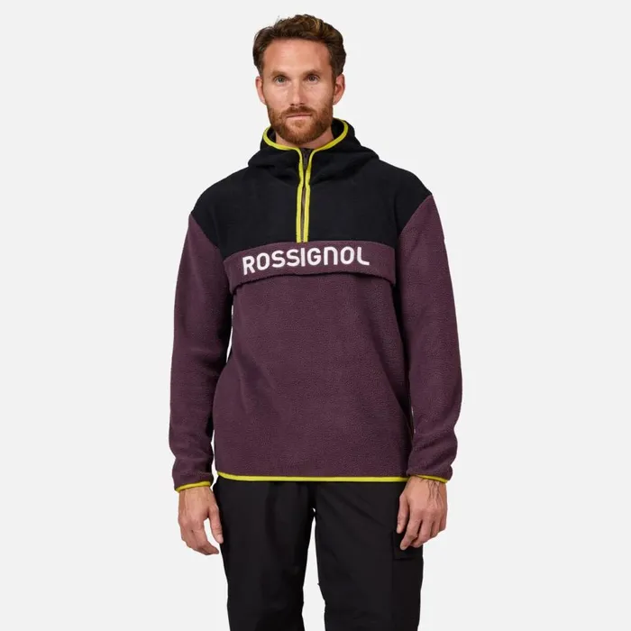 Herren Sweatshirts Und Pullover Rossignol HerrenFleeceoberteil Alltrack Mulberry