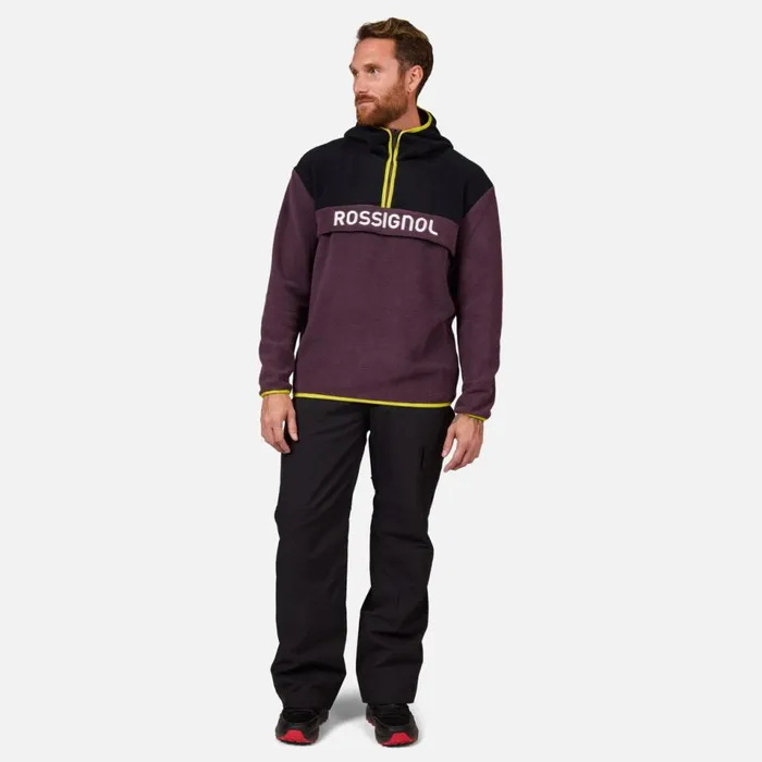 Herren Sweatshirts Und Pullover Rossignol HerrenFleeceoberteil Alltrack Mulberry