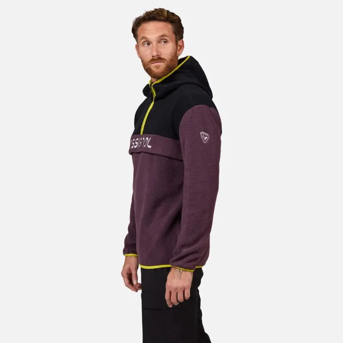 Herren Sweatshirts Und Pullover Rossignol HerrenFleeceoberteil Alltrack Mulberry